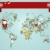聖誕節 · 世界地圖 · 地球 · 旗幟 - 商業照片 © cienpies