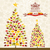 vidám · karácsony · fenyőfa · kezek · kártya · diverzitás - stock fotó © cienpies