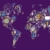 Gourmet icon set in World globe map stock photo © cienpies