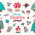 Christmas new year cute holiday cartoon collection stock photo © cienpies