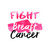 cancerul · de · san · constientizare · roz · acuarela · tipografie · cita - imagine de stoc © cienpies