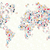 Gadgets icons world map illustration stock photo © cienpies