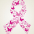 Butterfly in breast cancer awareness ribbon stock photo © cienpies