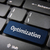 Blue Optimization keyboard key, business background stock photo © cienpies