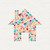 Human hand print community house concept stock photo © cienpies