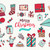 Christmas new year cute holiday cartoon collection stock photo © cienpies