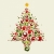 Anlage · dekorativ · Weihnachtsbaum · grünen · rot · floral - stock foto © cienpies