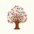 Tree hand illustration of diverse people team help stock photo © cienpies