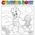 Coloring book with Easter theme 4 stock photo © clairev