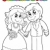 carte · de · colorat · nuntă · cuplu · carte · om · fericit - imagine de stoc © clairev