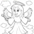 Coloring book angel theme image 1 stock photo © clairev