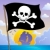piraat · banner · ontwerp · kunst · oceaan · vlag - stockfoto © clairev