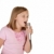 young girl singing karaoke on white stock photo © clearviewstock