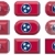 nine glass buttons of the Flag of Tennessee stock photo © clearviewstock