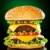 gustos · apetisant · hamburger · verde · bar · brânză - imagine de stoc © cookelma