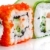sushi · rolar · branco · saboroso · comida · peixe - foto stock © cookelma