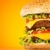gustos · apetisant · hamburger · galben · bar · brânză - imagine de stoc © cookelma