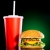 gustos · apetisant · hamburger · verde · alimente · frunze - imagine de stoc © cookelma