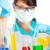 scientist in laboratory with test tubes stock photo © cookelma