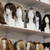 Row of Mannequin Heads with Wigs  stock photo © courtyardpix