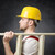 Construction worker with ladder stock photo © CsDeli