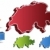 3D Switzerland Country Map stock photo © cteconsulting
