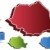 3D Romania Country Map stock photo © cteconsulting