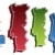 3D Portugal Country Map stock photo © cteconsulting