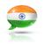 Indian flag speech bubble stock photo © daboost