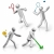Sport · Symbole · Symbole · Tennis · Badminton · Tischtennis - stock foto © daboost