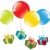 vector · afara · colorat · baloane · cutie · cadou · fericit - imagine de stoc © Dahlia