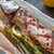 Grilled mackerel with asparagus stock photo © Dar1930