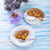 Nectarine tarte with lavender and honey stock photo © Dar1930