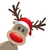 馴鹿 · 紅色 · 鼻子 · 帽子 · 聖誕老人 · 快樂 - 商業照片 © dariusl