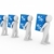 vânzare · cub · albastru · succes · la · suta - imagine de stoc © dariusl