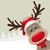 reindeer red nose scarf hat stock photo © dariusl