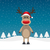 馴鹿 · 紅色 · 鼻子 · 帽子 · 聖誕老人 · 背景 - 商業照片 © dariusl