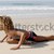 genç · bronzlaşmış · kadın · güneşlenme · kız - stok fotoğraf © dash