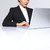 mooie · zakenvrouw · laptop · desktop - stockfoto © dash