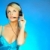 call · center · agent · młodych · pretty · woman · telefonu - zdjęcia stock © dash