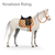 Horse with equestrian equipment for horseback riding stock photo © Dashikka