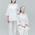 Two girls wearing white clothes stock photo © deandrobot