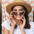 vrolijk · jong · meisje · zonnebril · hangmat · stad - stockfoto © deandrobot