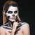 Young woman with gothic skeleton makeup stock photo © deandrobot