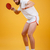 przystojny · młodych · sportowiec · tenis · stołowy - zdjęcia stock © deandrobot