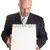 businessman with blank sign stock photo © dgilder