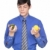 Caucasian man comparing lime to lemon stock photo © dgilder