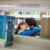 studenţi · sărutat · bibliotecă · doua · in · spatele - imagine de stoc © diego_cervo