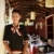 Porträt · asian · Kellnerin · arbeiten · Restaurant · anziehend - stock foto © diego_cervo