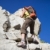 ハイキング · 若い女性 · 先頭 · 山 · コピースペース · スポーツ - ストックフォト © diego_cervo